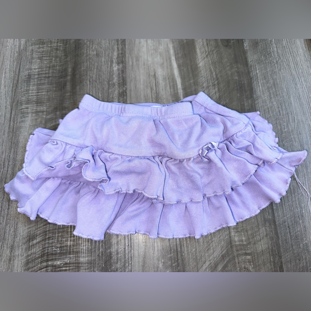 Okie Dokie Purple Ruffled Diaper Cover